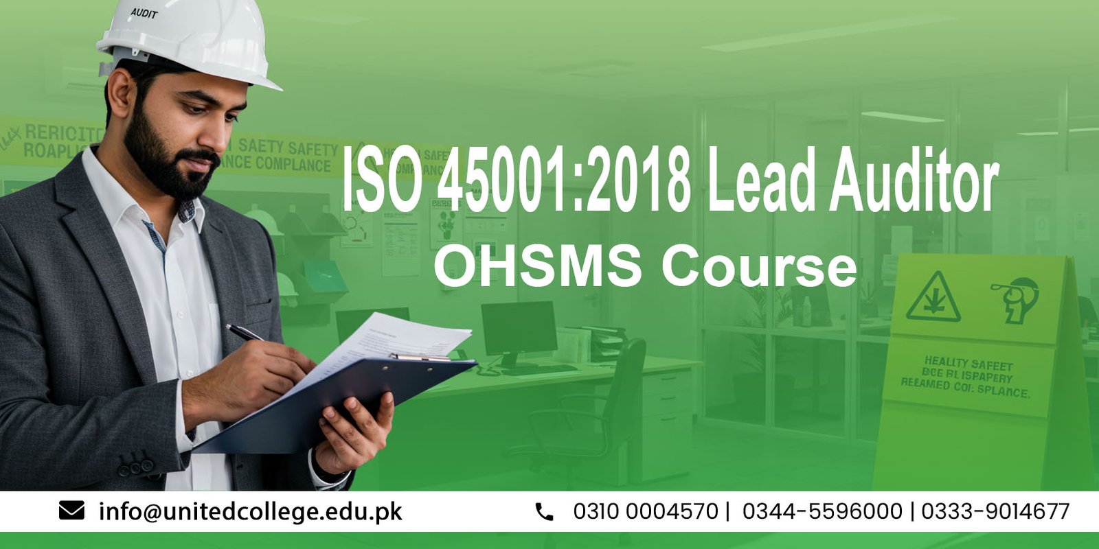 ISO 45001 Lead Auditor OHSMS Course in Rawalpindi